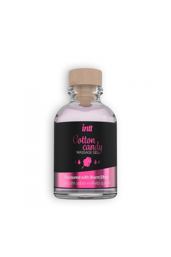 GEL DE MASSAGEM COM SABOR A ALGODÃO DOCE INTT 30ML