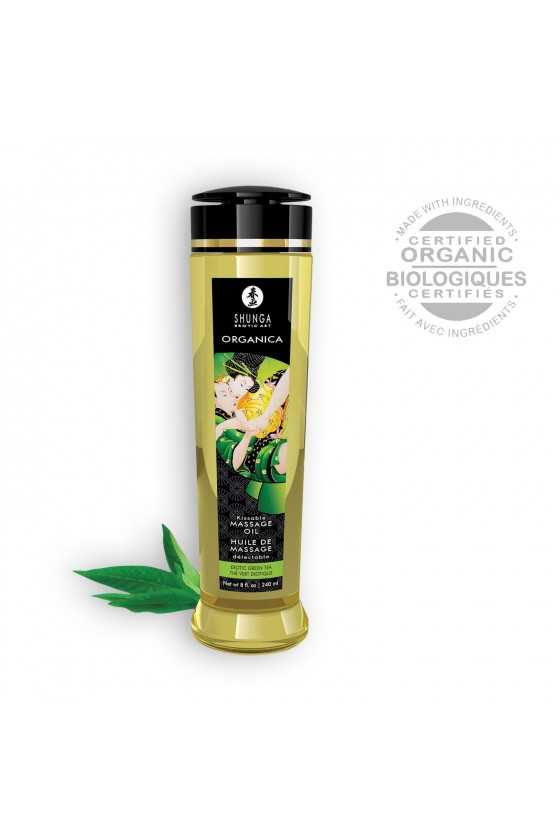 ÓLEO DE MASSAGEM SHUNGA ORGANICA CHÁ VERDE 240ML