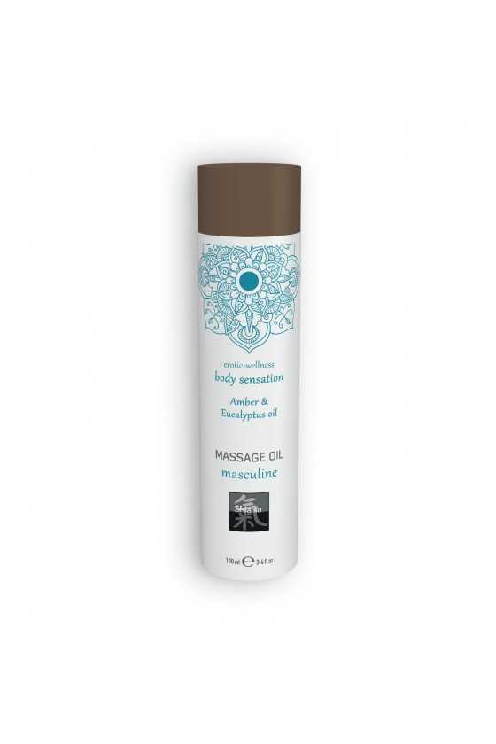 ÓLEO DE MASSAGEM MASCULINE DE ÂMBAR E EUCALIPTO SHIATSU™ 100ML