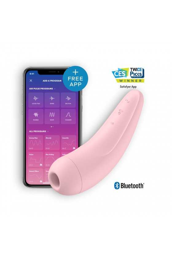 ESTIMULADOR CURVY 2+ COM APP SATISFYER ROSA
