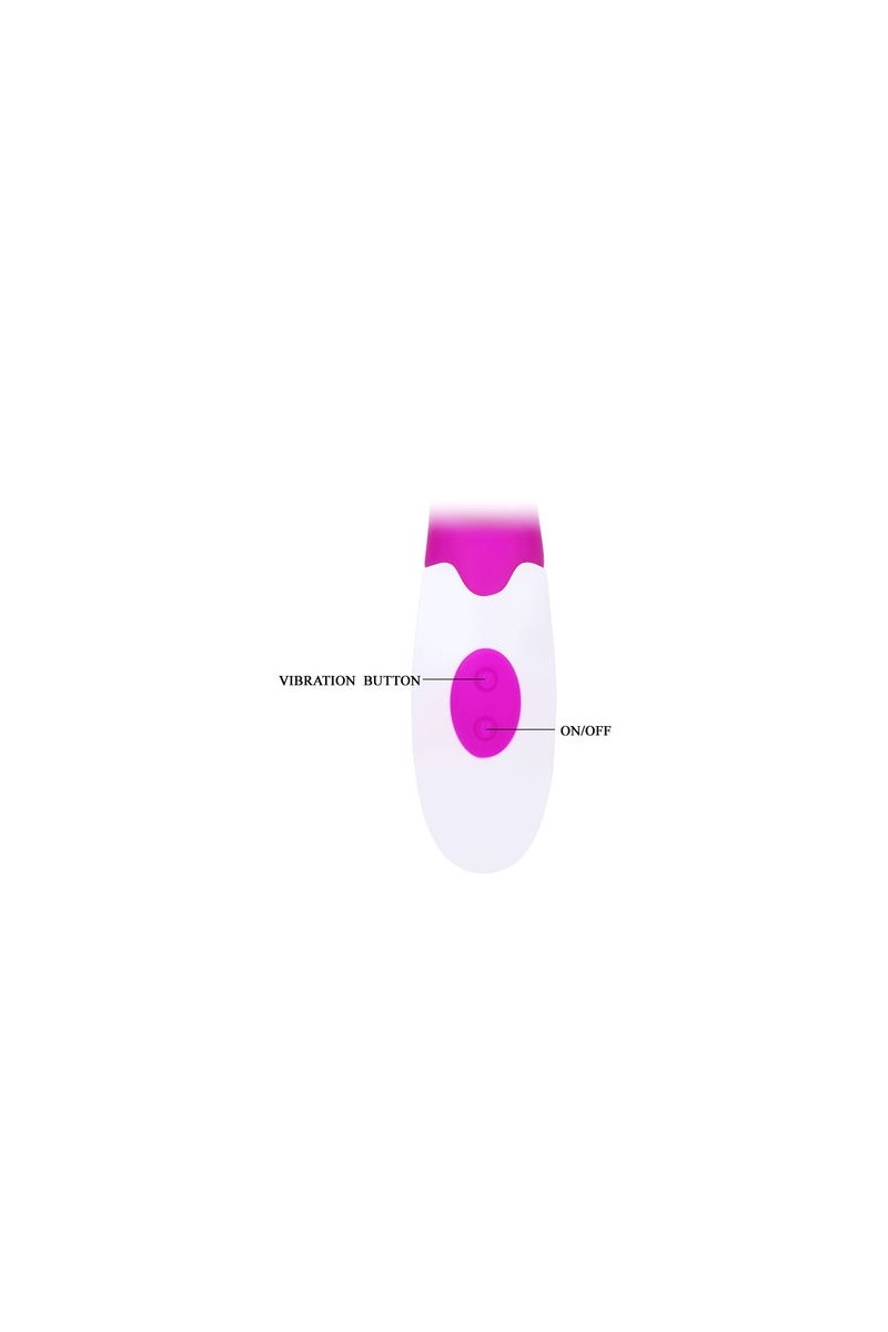 VIBRADOR PRETTY LOVE FLIRTATION - ANDRE VIBRATOR WITH CLIT STIMULATION
