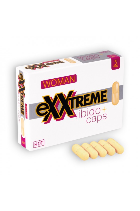 CÁPSULAS ESTIMULANTES EXXTREME LIBIDO+ CAPS PARA MULHER 5 CÁPSULAS