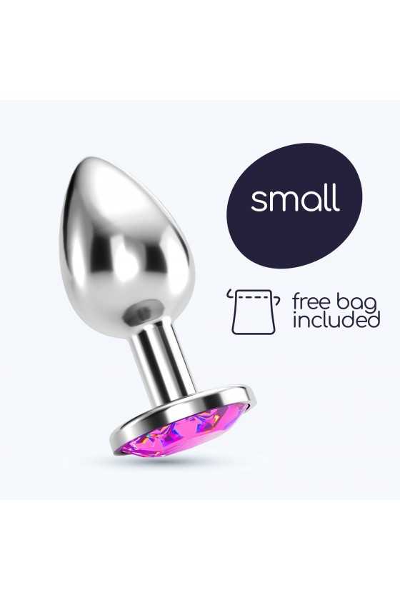 PLUG ANAL JOIA BIJOU ROSA PEQUENO CRUSHIOUS COM BOLSA AVELUDADA GRÁTIS