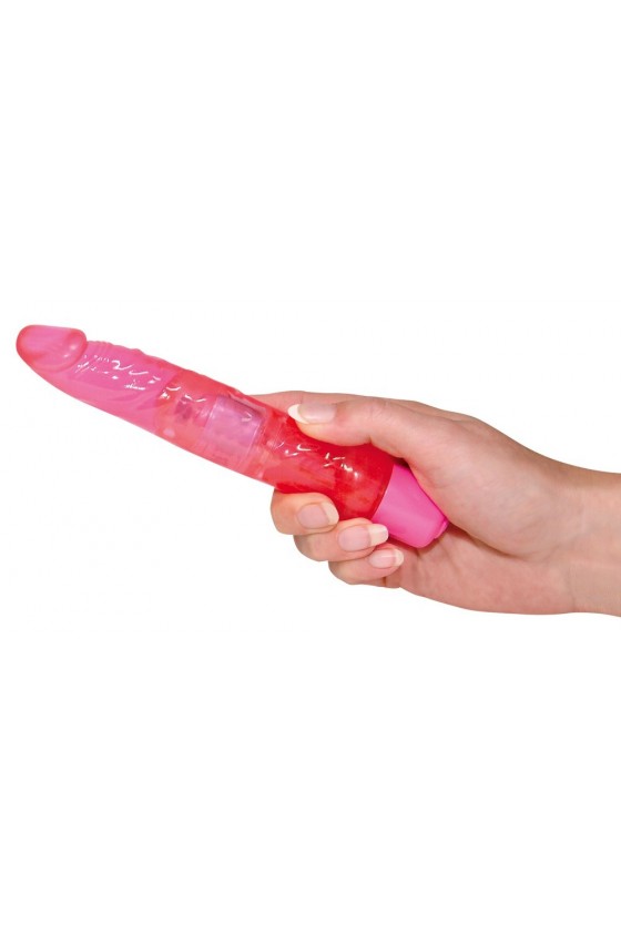 Vibrador jelly anal rosa