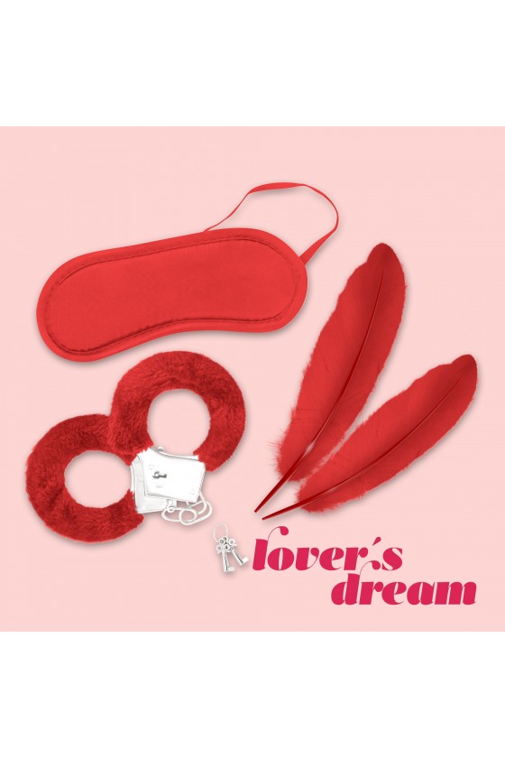 KIT BONDAGE LOVER'S DREAM CRUSHIOUS VERMELHO