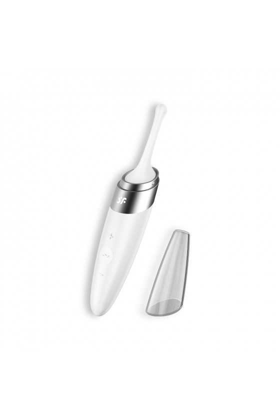 VIBRADOR TWIRLING DELIGHT SATISFYER BRANCO