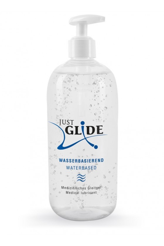 LUBRIFICANTE À BASE DE ÁGUA JUST GLIDE 500ML