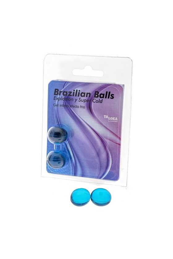 2 BRAZILIAN BALLS EXPLOSION DE AROMAS GEL EXCITANTE EFECTO FRIO.