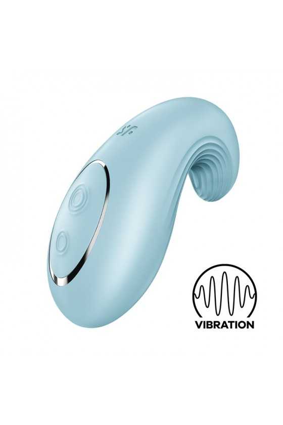 ESTIMULADOR DIPPING DELIGHT AZUL CLARO SATISFYER