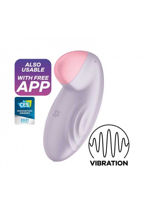 ESTIMULADOR TROPICAL TIP CONNECT APP LILÁS SATISFYER