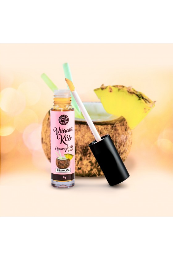 LIP GLOSS DE PIÑA COLADA VIBRANT KISS 6GR