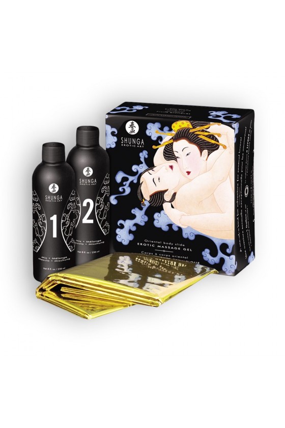 KIT DE ÓLEOS DE MASSAGEM SHUNGA FRUTOS EXÓTICOS