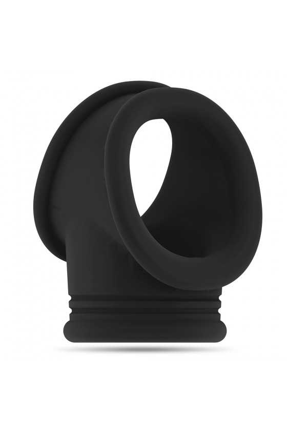 ANEL PARA O PÉNIS COM ALÇA PARA TESTÍCULOS SONO Nº48 PRETO