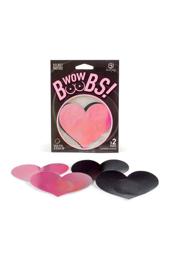 TAPA MAMILOS CORAÇÃO WOW...