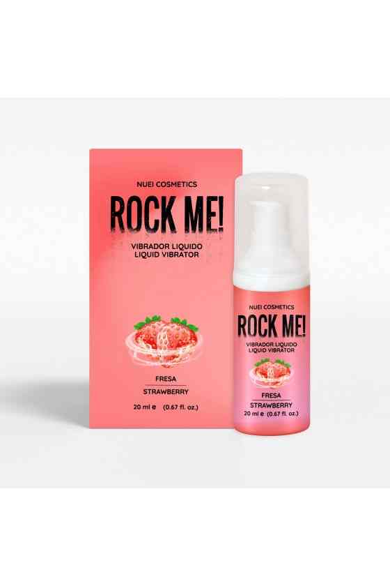 ROCK ME! VIBRADOR LÍQUIDO MORANGO 20 ML NUEI