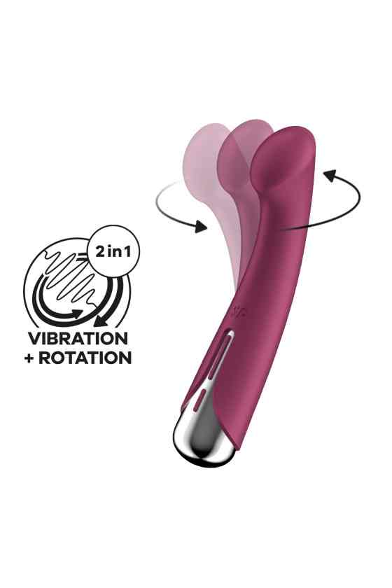 VIBRADOR SPINNING G-SPOT 1 VERMELHO SATISFYER