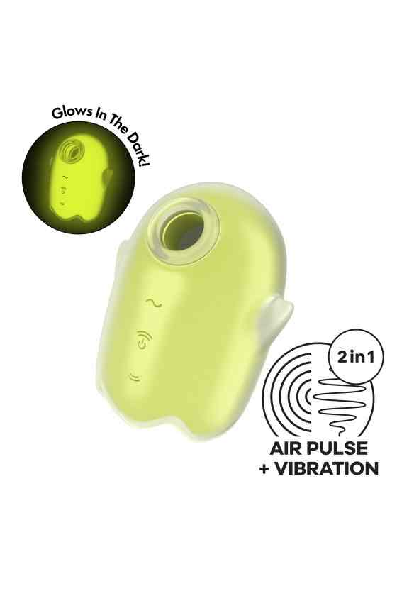 ESTIMULADOR GLOWING GHOST AMARELO SATISFYER