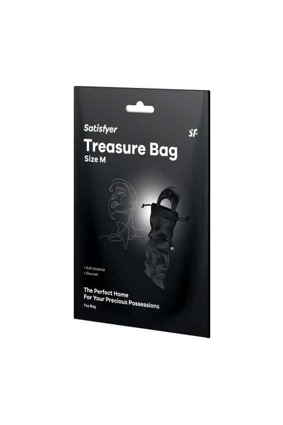 BOLSA TREASURE BAG M PRETA SATISFYER