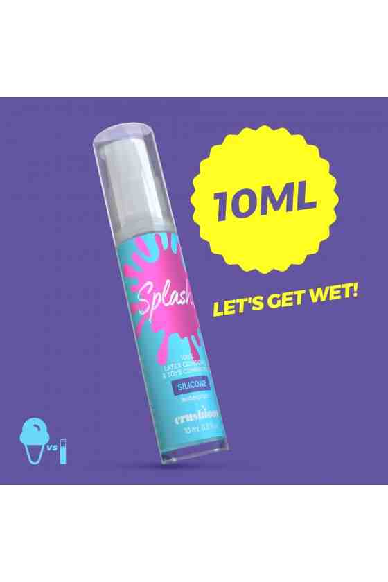 GEL LUBRIFICANTE SPLASH DE SILICONE CRUSHIOUS 10ML