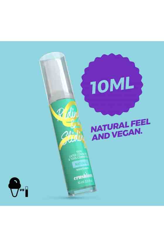 GEL LUBRIFICANTE RIDING & SLIDING À BASE DE ÁGUA CRUSHIOUS 10ML