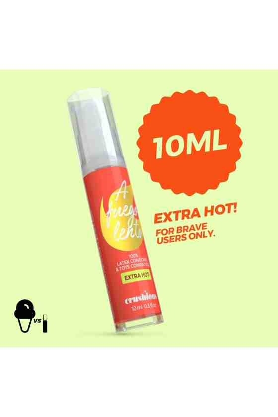 GEL LUBRIFICANTE A FUEGO LENTO DE EFEITO CALOR CRUSHIOUS 10ML