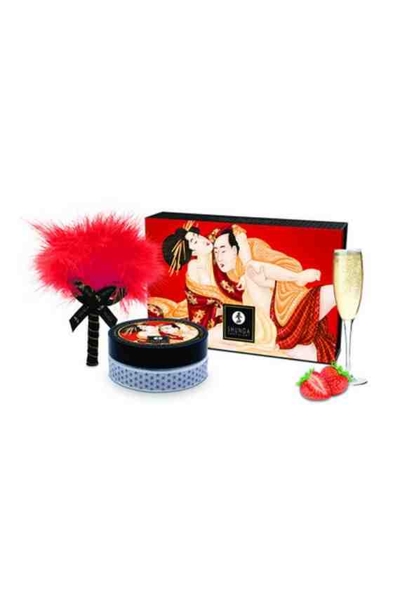 PÓ CORPORAL KISSABLE - MORANGO CHAMPANHE- 2.65 OZ / 75 GR - SHUNGA