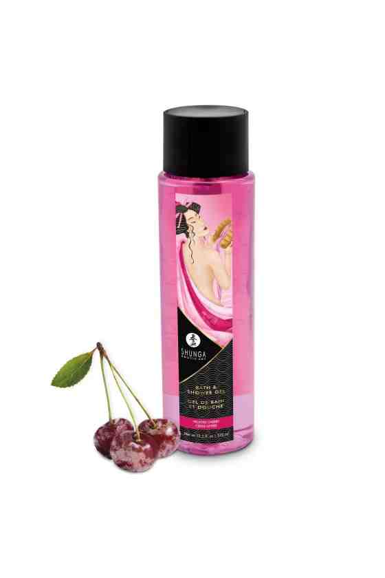 GEL DE BANHO E DUCHE BEIJÁVEL SHUNGA CEREJA GELADA 370ML