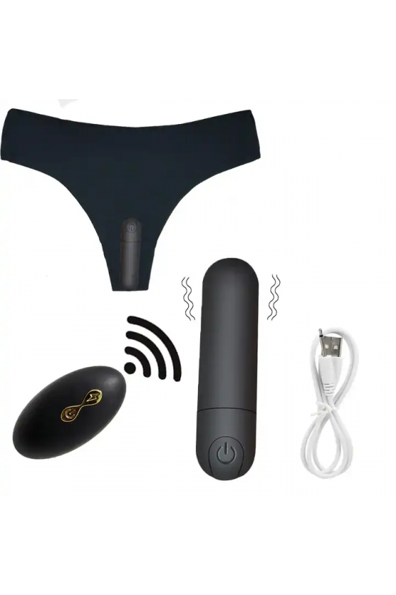 TANGA COM APARELHO VIBRATÓRIO E COMANDO À DISTANCIA AWO