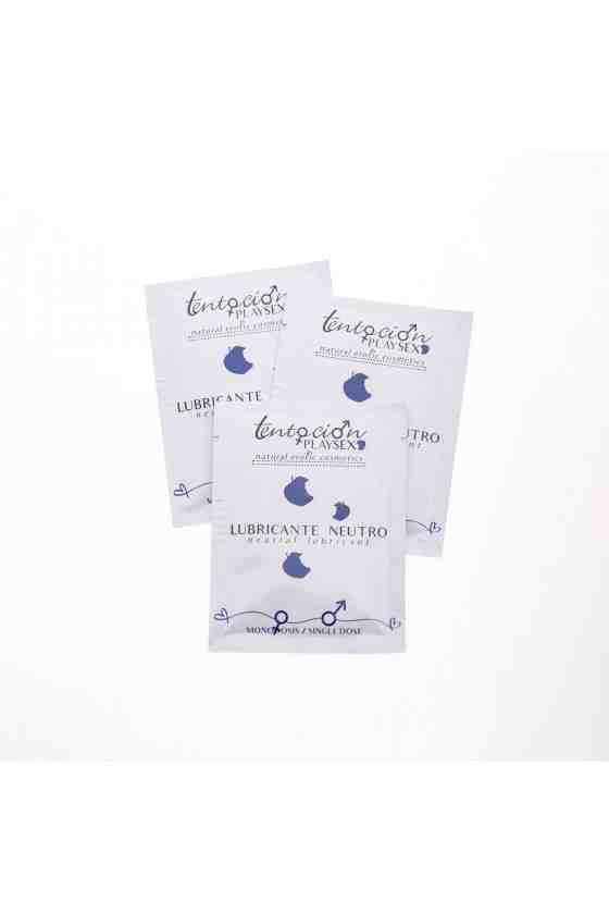 20 MONODOSES DE LUBRIFICANTE NEUTRO 5ML TENTACIÓN PLAY SEX