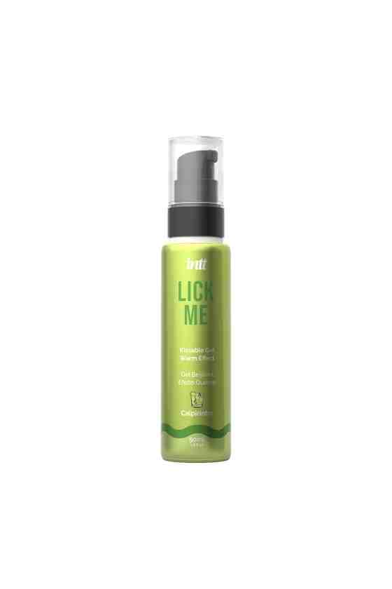 GEL BEIJÁVEL COM EFEITO CALOR E SABOR A CAIPIRINHA LICK ME INTT 50ML