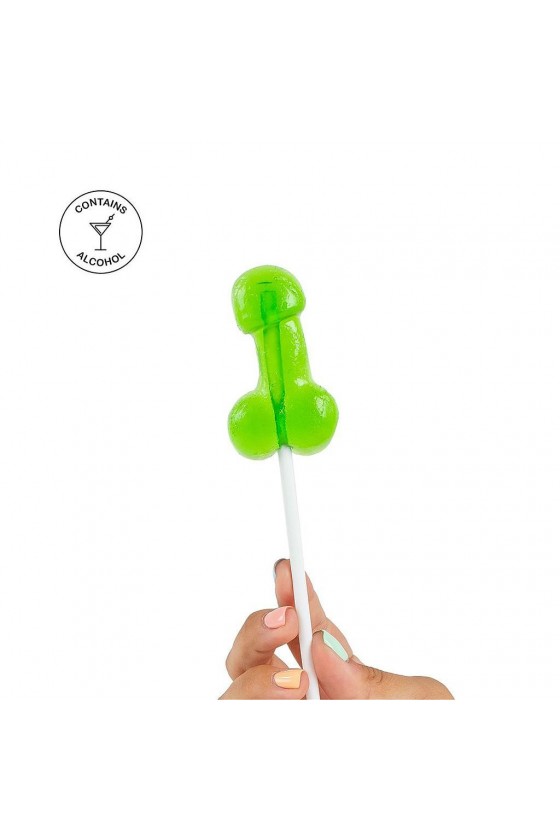 CHUPA CHUPA FORMA DE PÉNIS COM SABOR A CAIPIRINHA SECRET PLAY