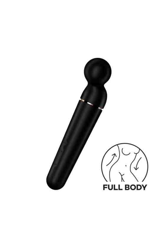 VARINHA PLANET WAND-ER PRETO/ROSE GOLD SATISFYER
