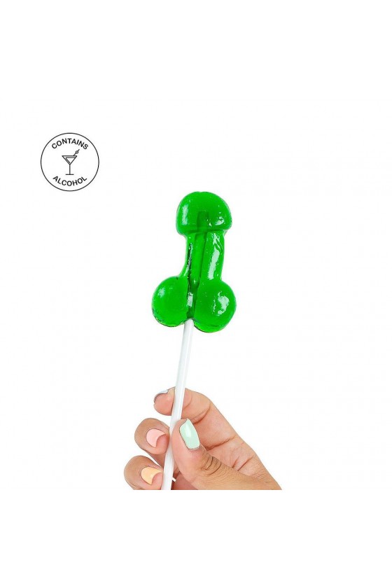 CHUPA CHUPA FORMA DE PÉNIS COM SABOR A MOJITO COM ÁLCOOL SECRET PLAY