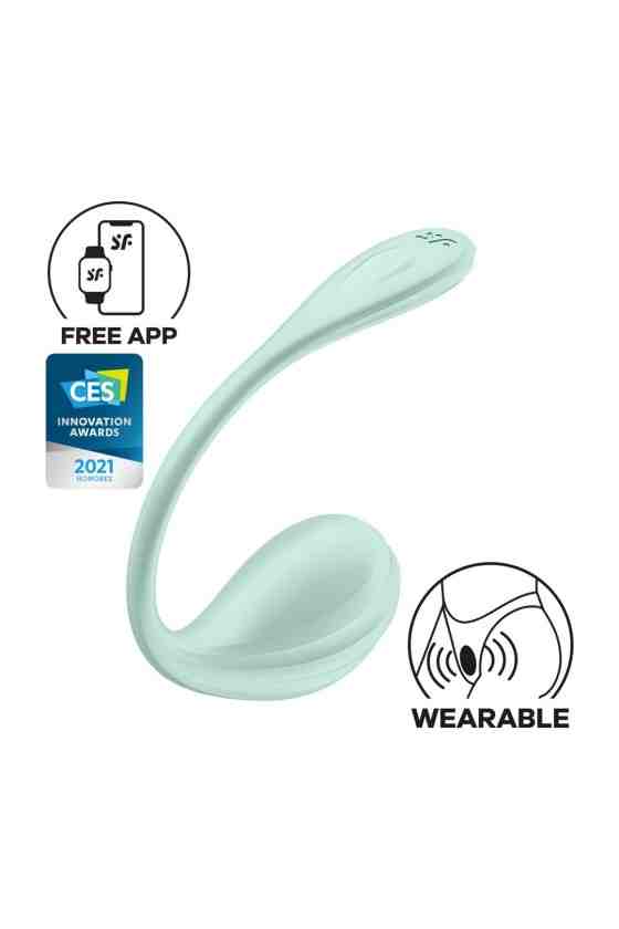 OVO SMOOTH PETAL CONNECT APP - WEARABLE COUPLE VIBRATOR - MENTA SATISFYER