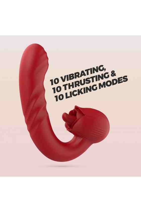 VIBRADOR EM ROSA COM IMPULSO OSIRIA CRUSHIOUS