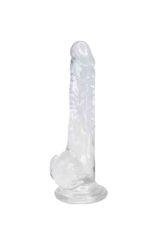 ALIVE - PÊNIS REALISTA LUSTY TRANSPARENTE 18 CM