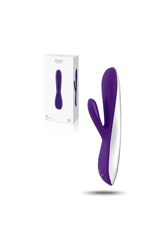 VIBRADOR RECARREGÁVEL E5 OVO ROXO
