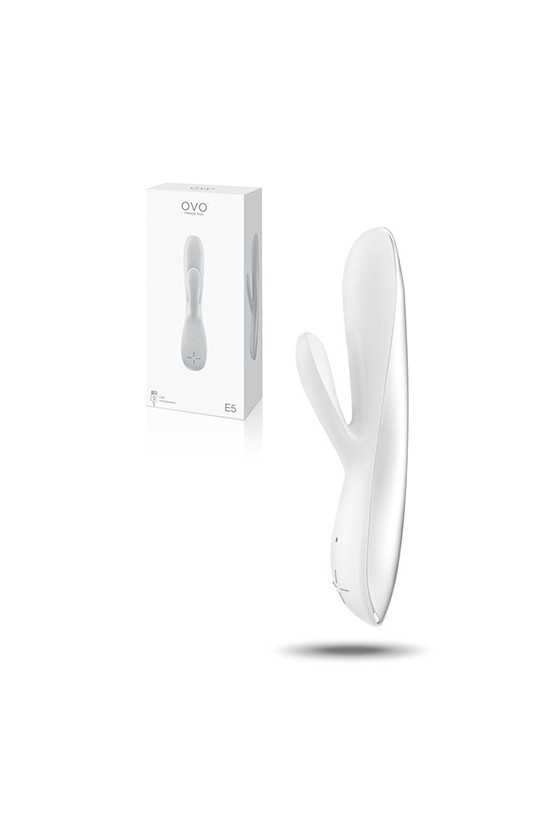 VIBRADOR RECARREGÁVEL E5 OVO BRANCO