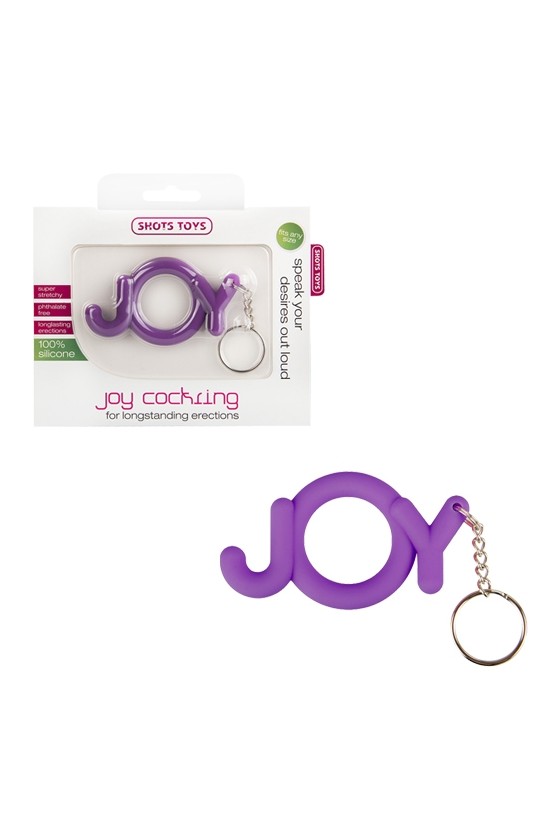 ANEL PARA O PÉNIS JOY ROXO