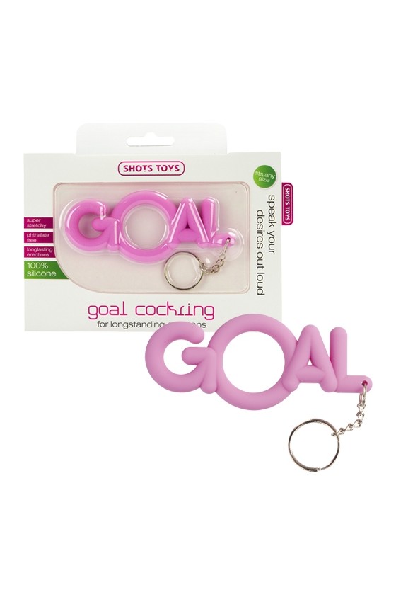 ANEL PARA O PÉNIS GOAL ROSA