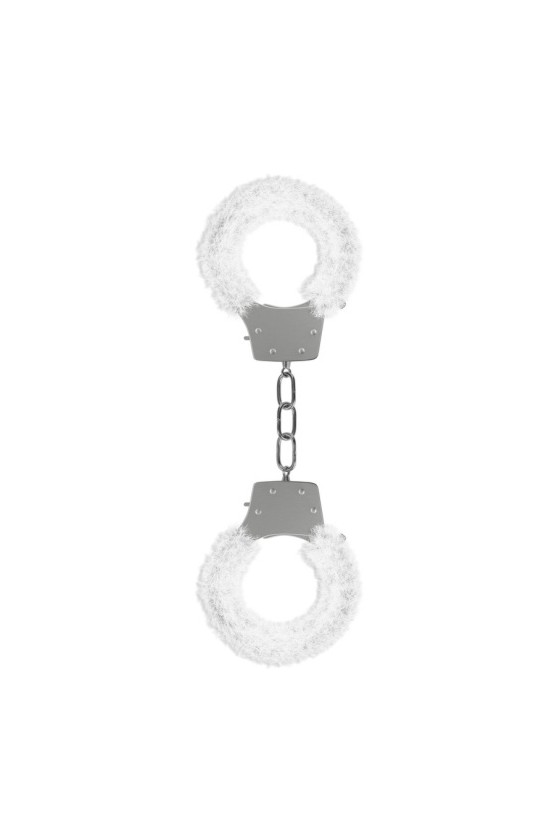 ALGEMAS COM PELUCHE PLEASURE FURRY HANDCUFFS BRANCAS